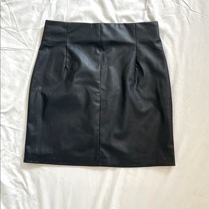 H&M Leather like skirt